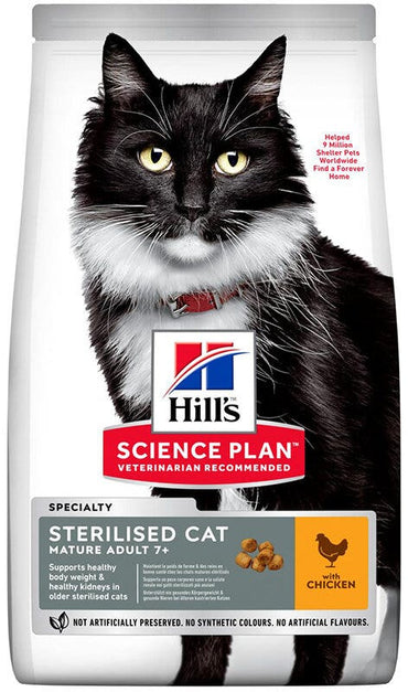 Hill's Science Plan Feline Cibo Secco Pollo Per Gatti Adulti Maturi Sterilizzati 10kg
