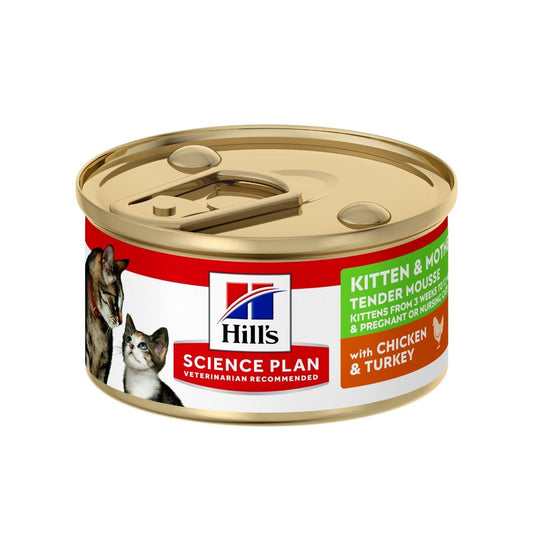 Hill's Science Kitten&Mother Tender Mousse Cibo Umido Per Gatti Scatoletta 85g