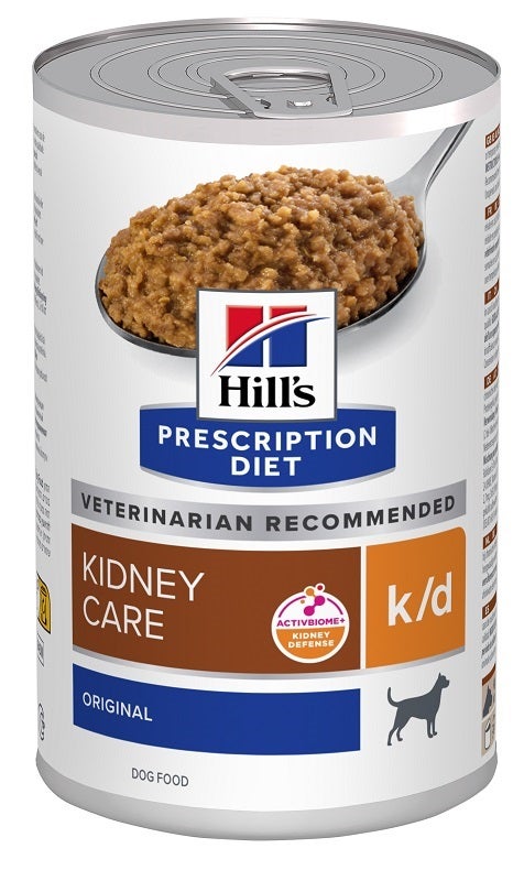 Hill's Prescription Diet K/D Kidney Care Cibo Umido Pollo Per Cani Lattina 370g