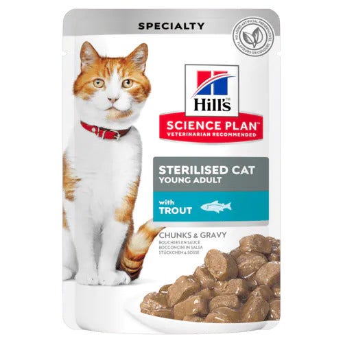 Hill's Science Plan Alimento Per Gatti Con Trota Bustina 85g