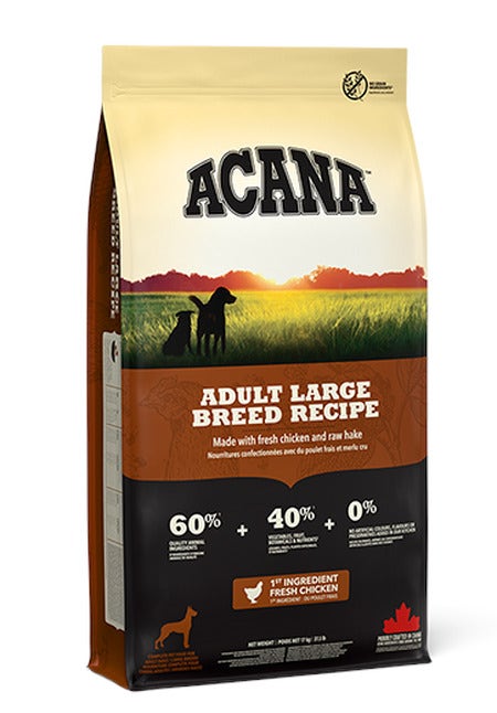 Acana Cane Adult Large Breed Recipe Crocchette Sacco 11,4kg