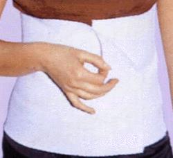 Albert Andre' Articolo 150 Cintura Postoperatoria Chiusura Velcro Altezza Cm 28 Colore Bianco Taglia 5