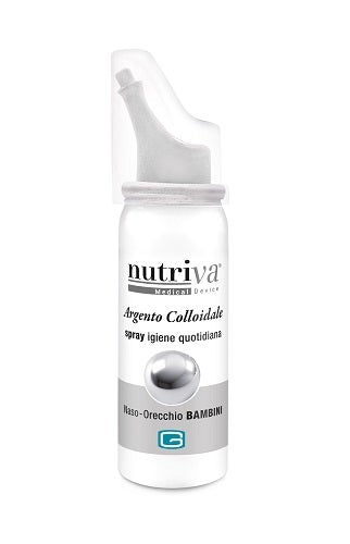 Nutriva Argento Colloidale Spray Naso E Orecchio Bambini 30ml