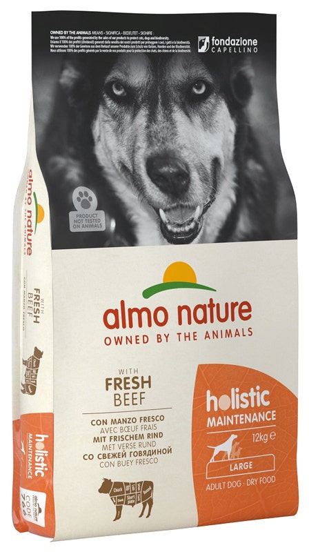 Almo Nature Holistic Maintenance Crocchette Manzo Cani Adulti Taglia Grande Sacco 12kg