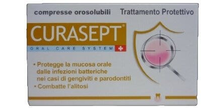 Curasept Compresse Orosolubili Trattamento Protettivo 30 Compresse
