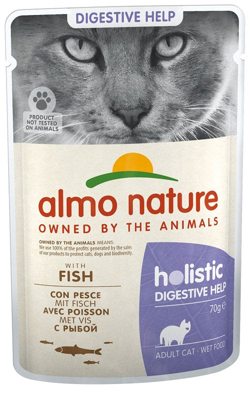 Almo Nature Intestinal Help Cibo Umido Con Pesce Per Gatti Adulti 70g