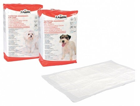 Tappetino Assorbente Per Cani Con Indicatore Umidità 60x60cm 10 Pezzi