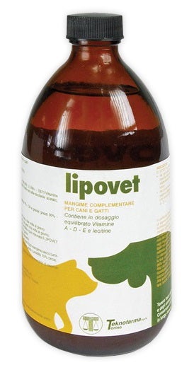 Lipovet Mangime Complementare Per Cani E Gatti Flacone 500ml