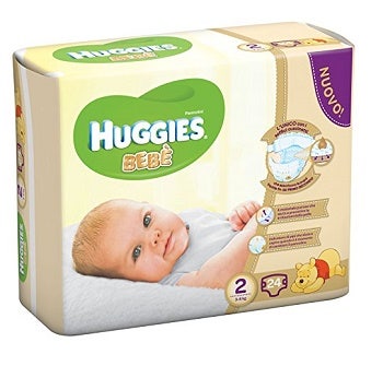 Huggies Bebe' Base 2 24 Pezzi