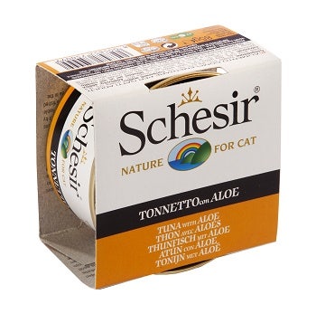 Schesir Tonnetto Con Aloe Cibo Umido Gatti Adulti Lattina 85g