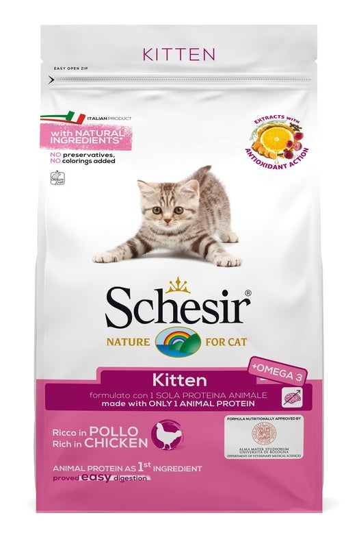 Schesir Croccantini Con Pollo Per Gattini Sacco 400g