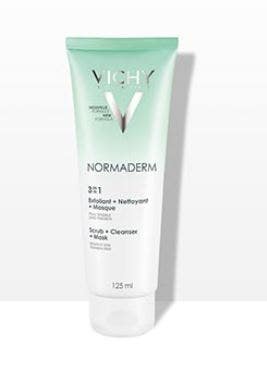 Vichy Normaderm 3 in 1 Esfoliante + Crema Detergente + Maschera 125 ml