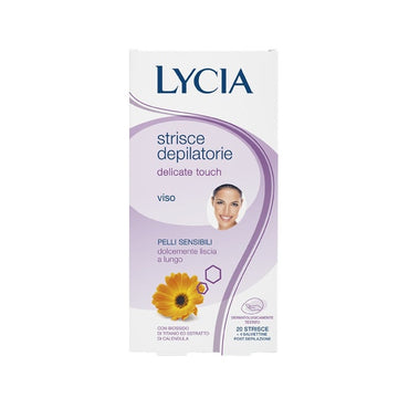 Lycia Delicate Touch Viso 20 Strisce Depilatorie