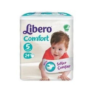Libero Comfort 5 Pannolino Bambino Taglia 10-14kg 24 Pezzi