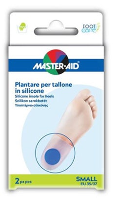 Master Aid Plantare Tallone Silicone Small 2 Pezzi