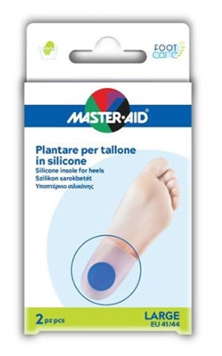 Master Aid Plantare Per Tallone Silicone Large 2 Pezzi