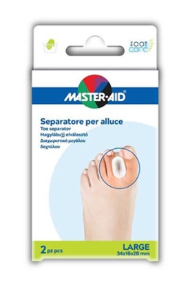 Master Aid Separatore Dita Alluce Large 2 Pezzi