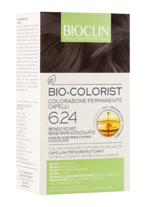Bioclin Bio Colorist Colorazione Permanente 6.24 Biondo Scuro Beige Rame