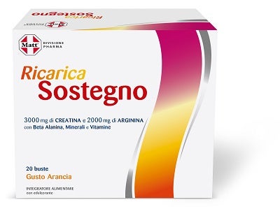 Matt Pharma Ricarica Sostegno 20 Buste Gusto Arancia