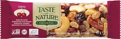 Taste Of Nature Barretta Ciliegie E Noci Pecan Bio 40g