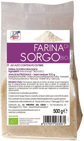 La Finestra Sul Cielo Farina Di Sorgo Bio 500g