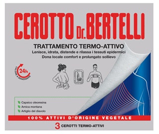 Bertelli Cerotto Termo-Attivo 3 Pezzi
