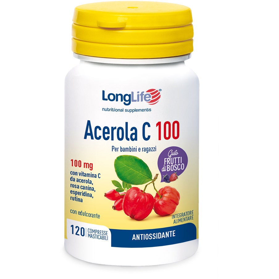 Longlife Acerola C100 Frutti Di Bosco 120 Compresse