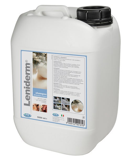 I.C.F. Leniderm Shampoo Cane/Gatto 5 Litri