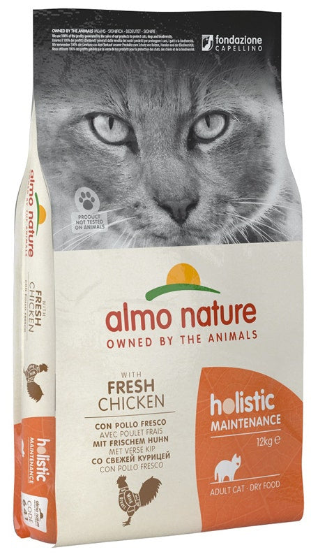 Almo Nature Holistic Maintenance Pollo Fresco Cibo Secco Per Gatti Adulti 12kg