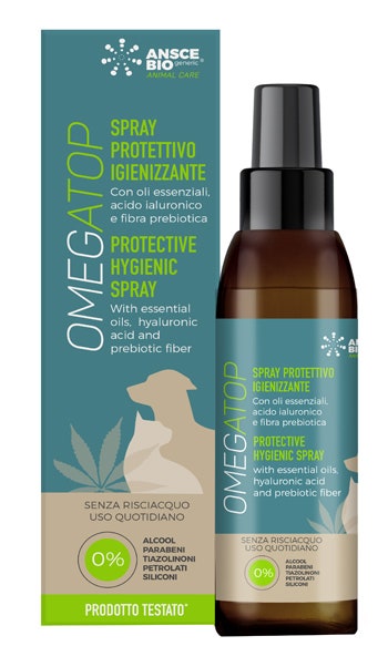 Omegatop Spray Protettivo Igienizzante Per Cani E Gatti 150ml