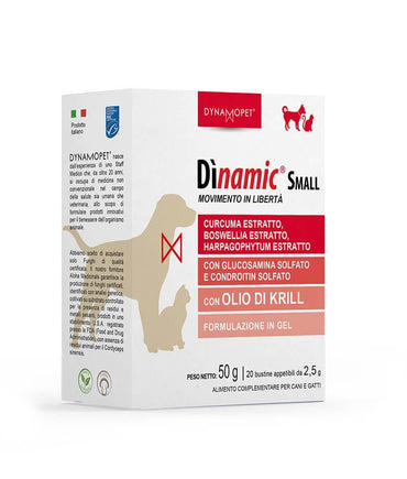 Dinamic Small Alimento Complementare Per Cani E Gatti 20 Bustine 2,5ml
