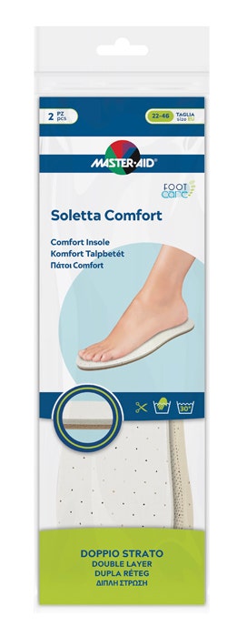 Master Aid Footcare Soletta Comfort Ritagliabile 2 Pezzi