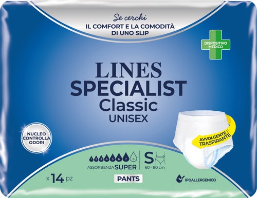 Lines Specialist Classic Pants Unisex Super 14 Pezzi