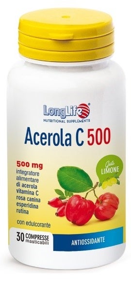 Longlife Acerola C 500 Limone 30 Compresse
