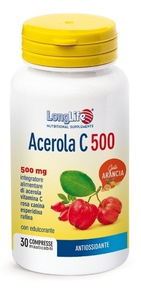 Longlife Acerola C500 Arancia 30 Compresse