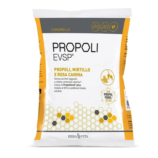 Caramelle Propoli Evsp Gusto Mirtillo E Rosa Canina 65g