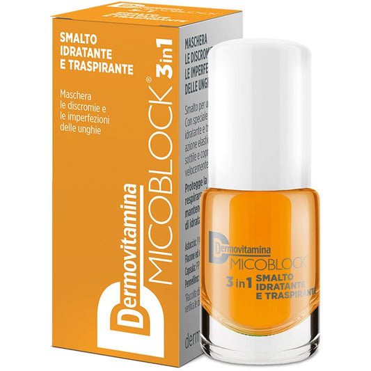 Dermovitamina Micoblock 3 In 1 Smalto Giallo 5ml