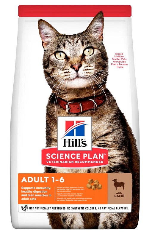 Hill's Science Plan Adult 1 - 6 Anni Crocchette Agnello Per Gatti Sacco 1,5kg