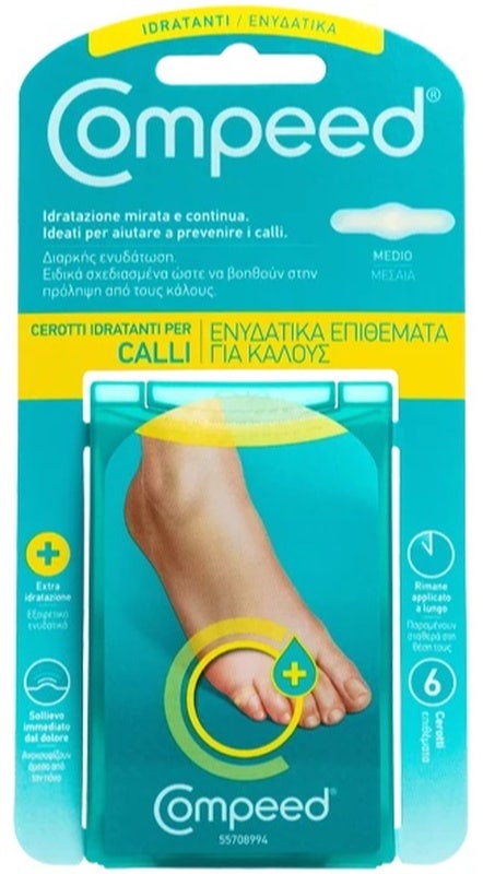 Compeed Cerotti Calli Idratanti 6 Pezzi