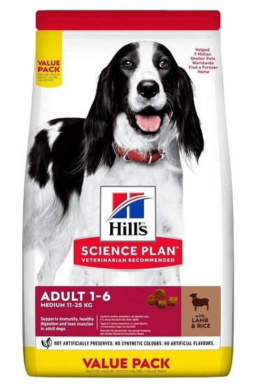 Hill's Science Plan Adult 1-6 Medium Lamb & Rice 2,5kg
