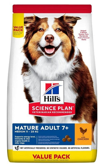 Hill's Science Plan Mature Adult 7+ Medium 11-25 Kg Chicken Cibo Secco Per Cani 2,5kg