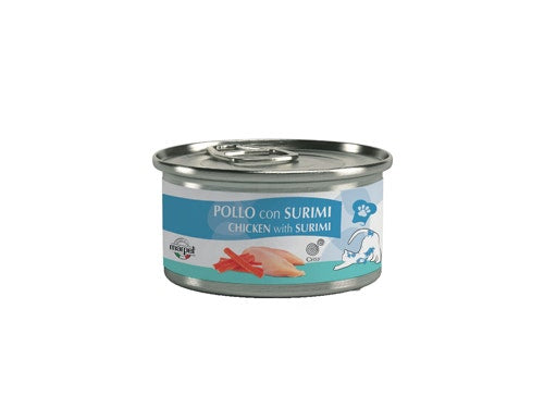 Marpet Chef Pollo Con Surimi Cibo Umido Per Gatti Adulti Lattina 80g