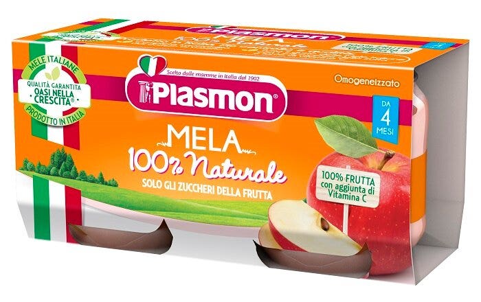 Plasmon Omogeneizzato Mela 2X80g 4Mesi+