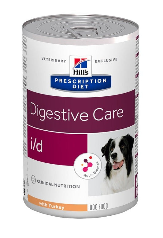 Hill's Prescription Diet I/D Digestive Care Bocconcini Tacchino Per Cani Lattina 360g