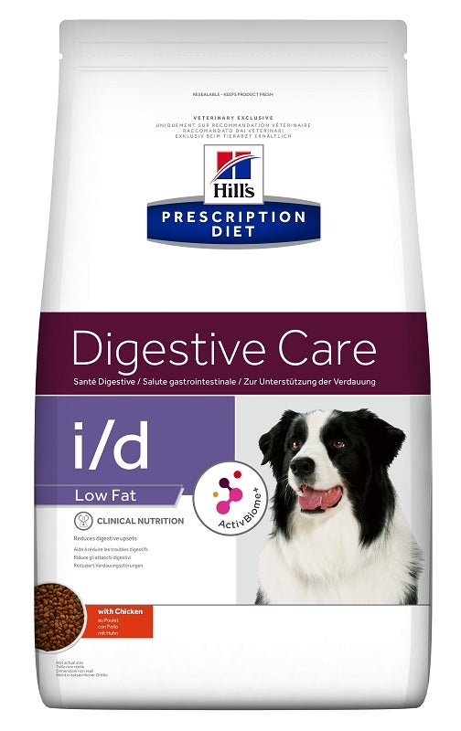 Hill's Prescription Diet I/D Low Fat Crocchette Al Pollo Per Cani Sacco 1,5kg
