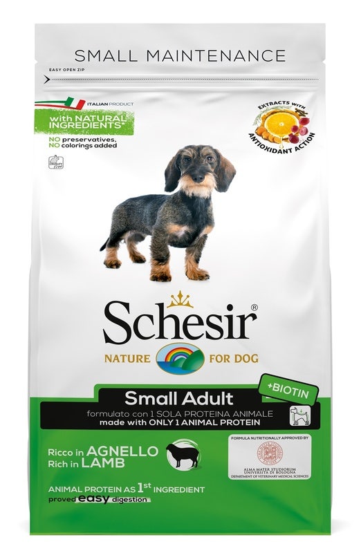 Schesir Maintenance Crocchette Con Agnello Per Cani Adulti Taglia Piccola Sacco 800g