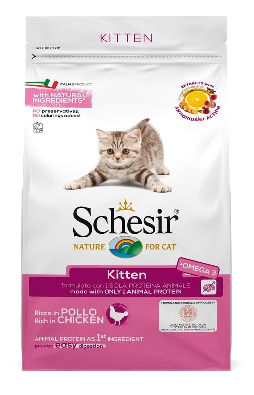Schesir Croccantini Con Pollo Per Gattini Sacco 1,5kg