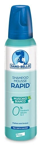Shampoo Mousse Rapid Sano E Bello Muschio Bianco 300ml