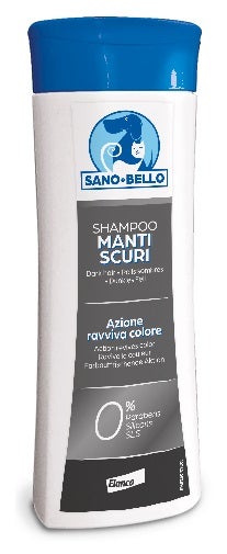 Elanco Sano E Bello Shampoo Manti Scuri Per Cani E Gatti 250ml