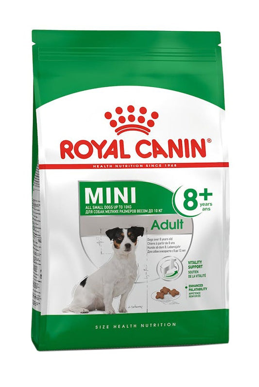 Royal Canin Mini Adult 8+ Cibo Secco Per Cani 4kg